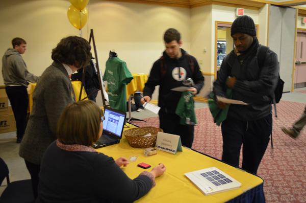 Grads shop at bazaar