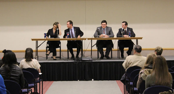 Candidates compete to charm campus