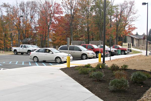 Nursing building offers additional parking area