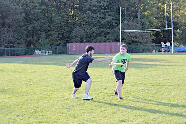 Pitt-Johnsotwn Flood Ultimate team practices hard in preparation for their upcoming season starting this fall. The team plans to participate in four tournaments, but the fist competition is to be determined.