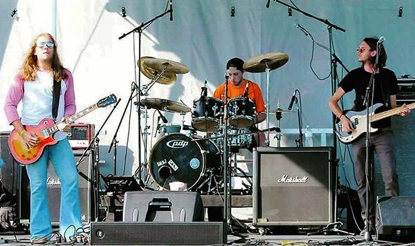 Van Waylon members (left to right) Sebastian Steele, Ben Ressler and Todd Harties performied at a veteran’s benefit show  August 27 in Apollo, Pa. 