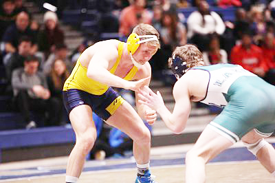 Senior wrestler Cody Law said that he communicates with professors before missing exams due to wrestling. 