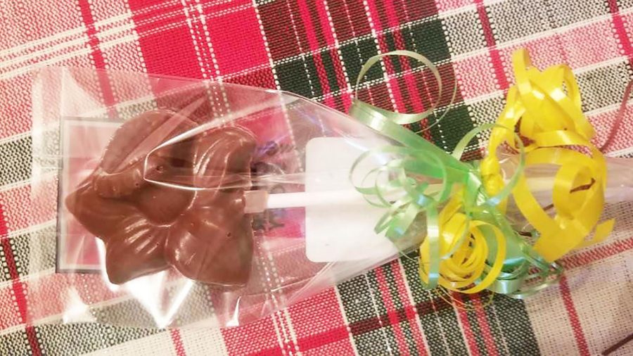An O’Shea’s chocolate daffodil can be purchased for $1 as part of the Daffodil Days fundraiser. | Photo courtesy of Jenn Kush
